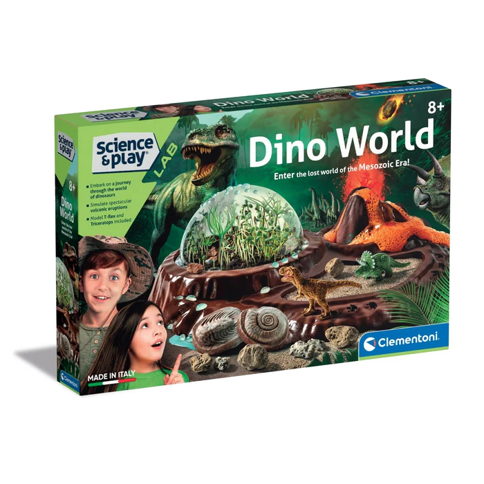 Clementoni Scienza e Gioco Dino World gioco vulcano terrarium