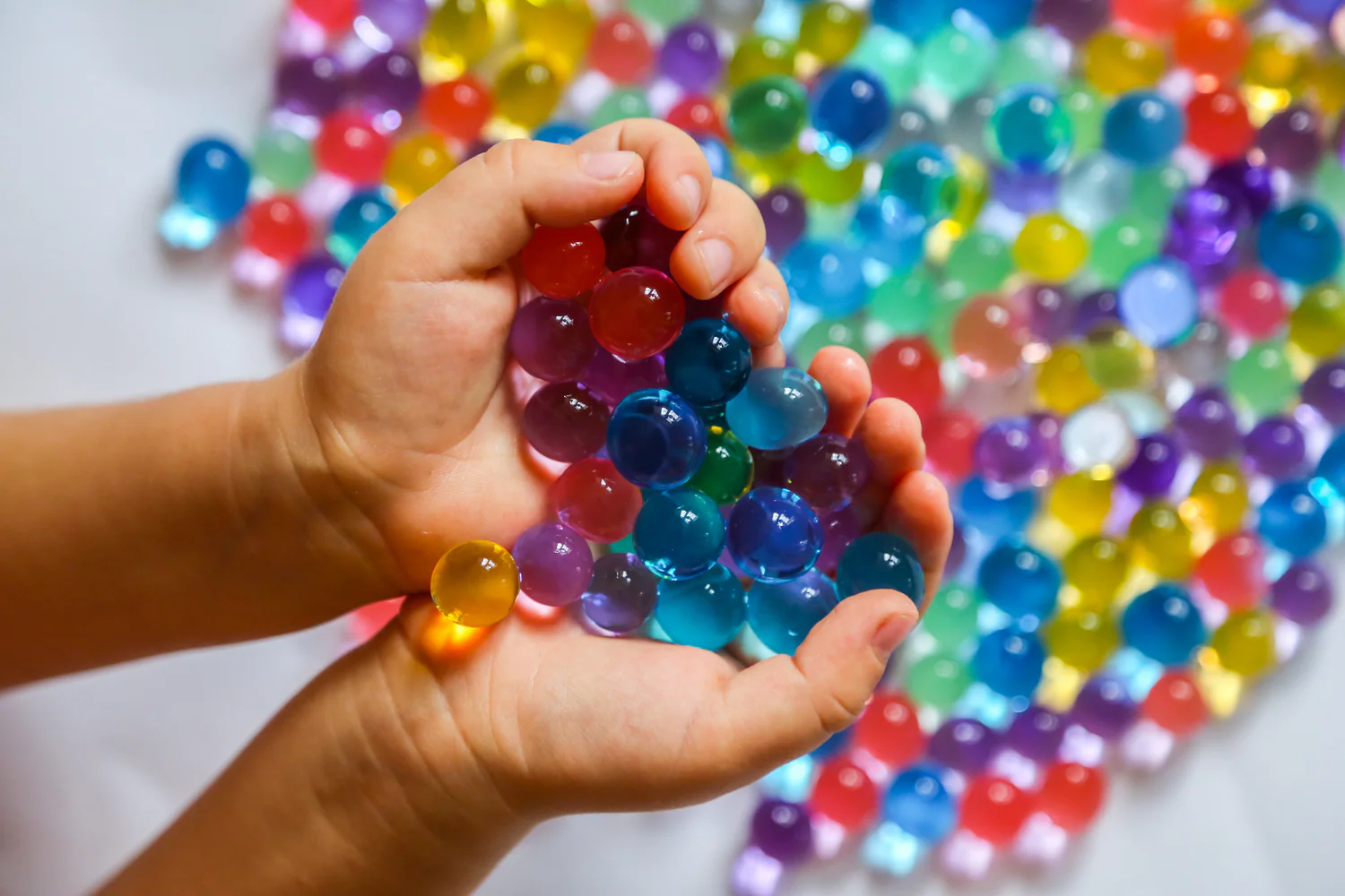Orbeez Color Meez Perle d'Acqua Sensoriali 1000 Pezzi Pronta Uso