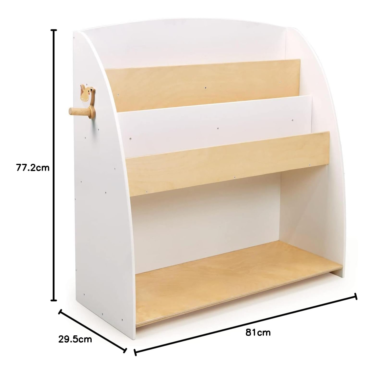 Tender Leaf 2in1 libreria scaffale frontale Montessori legno