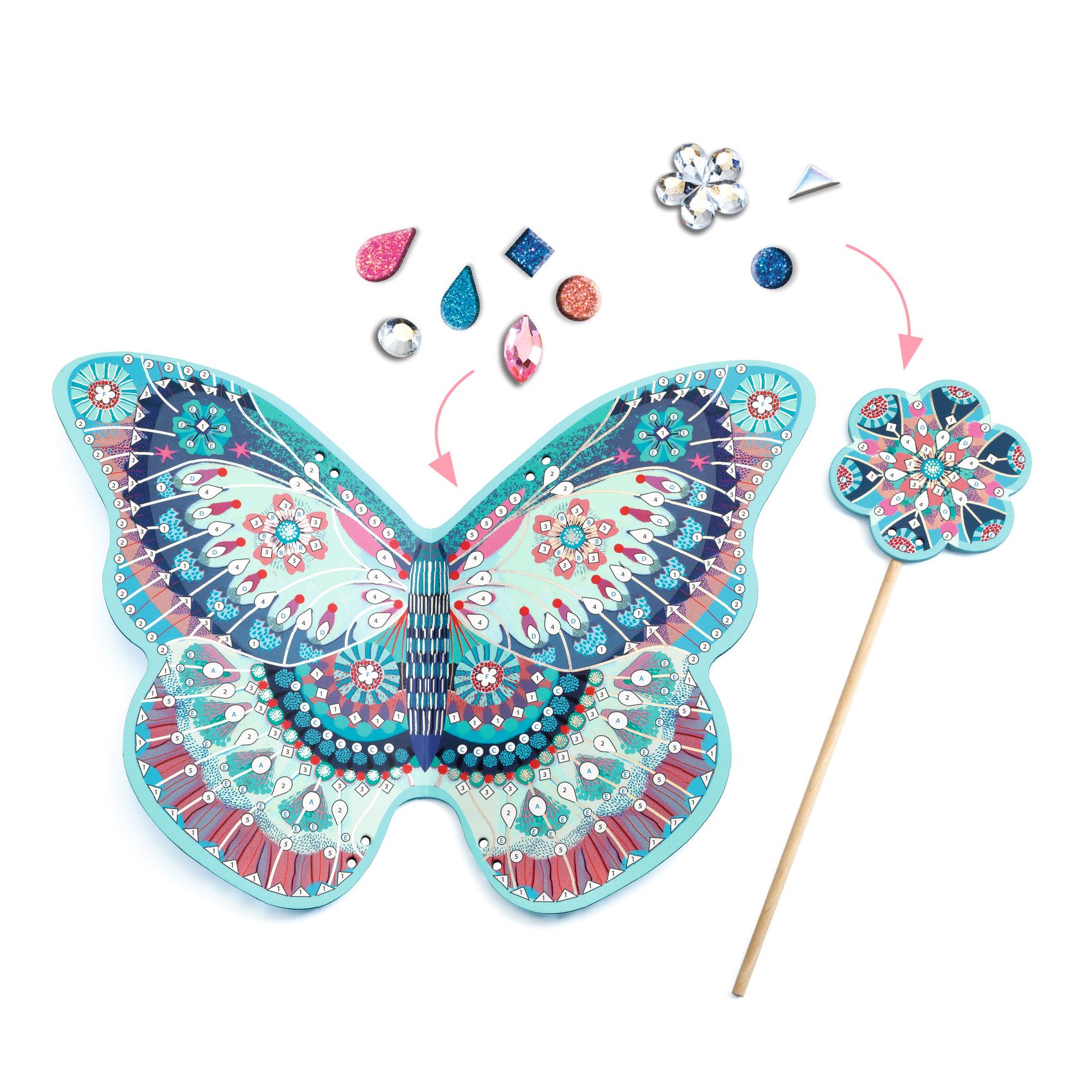 Djeco Wings Magic Like a Fairy kit ali fata