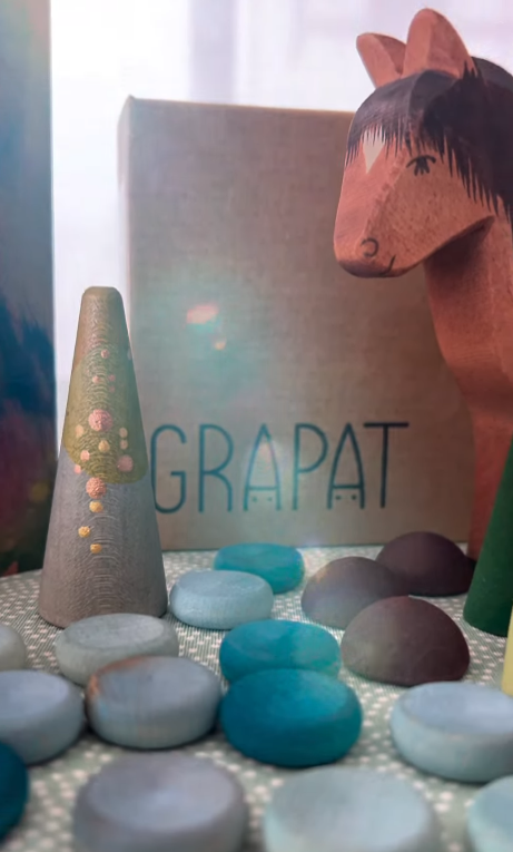 Grapat Hrókur set gioco 55 pezzi legno sostenibile