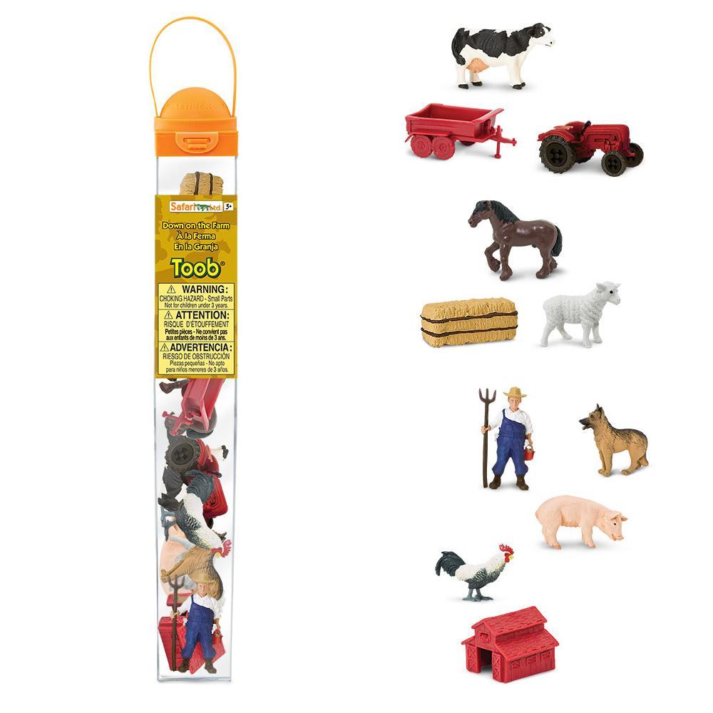 Safari Ltd Toob Fattoria set miniature 11 pezzi atossiche