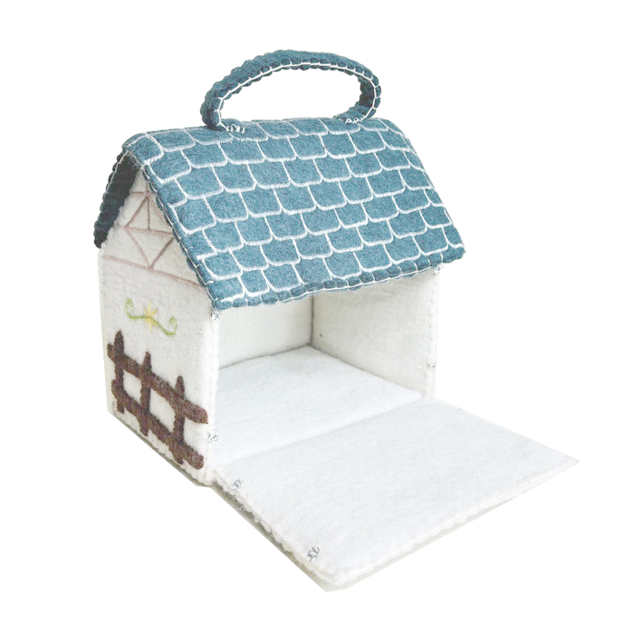 Gry & Sif Casa Gnomi casetta feltro primavera 24 cm