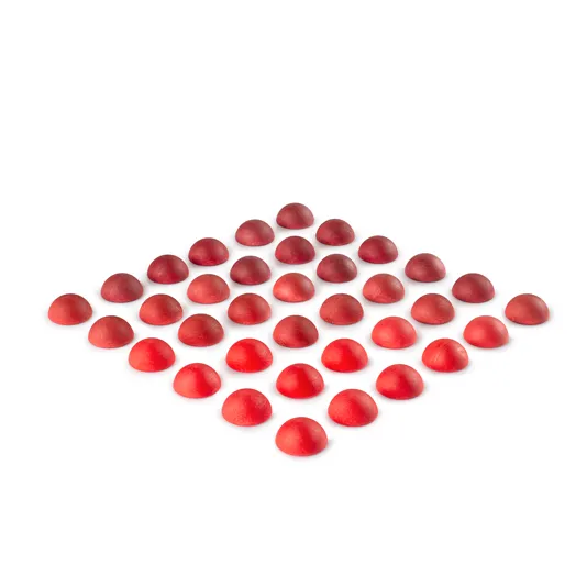 Grapat Mandala Half Spheres Gioco Legno 36 Pezzi Rossi