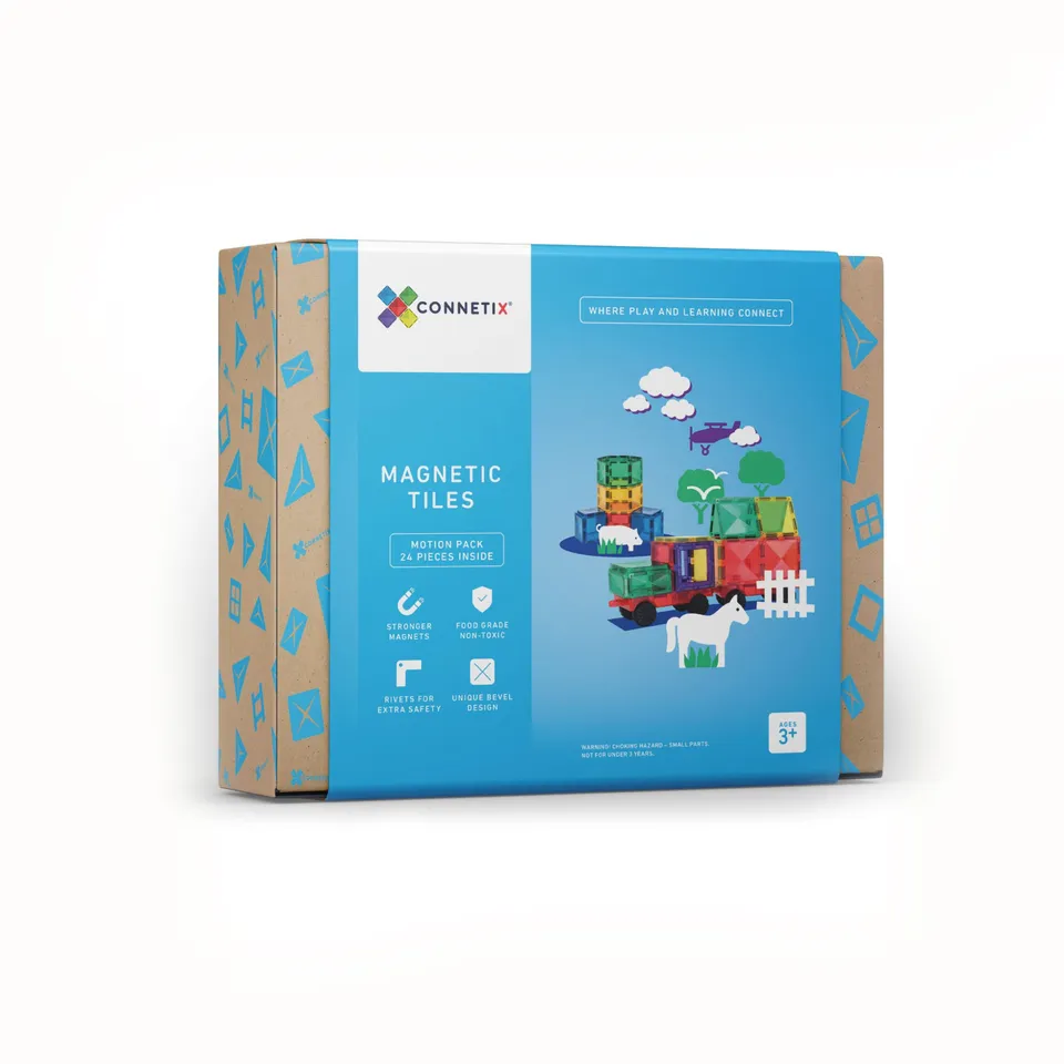 Connetix Motion Pack costruzioni magnetiche 24 pezzi