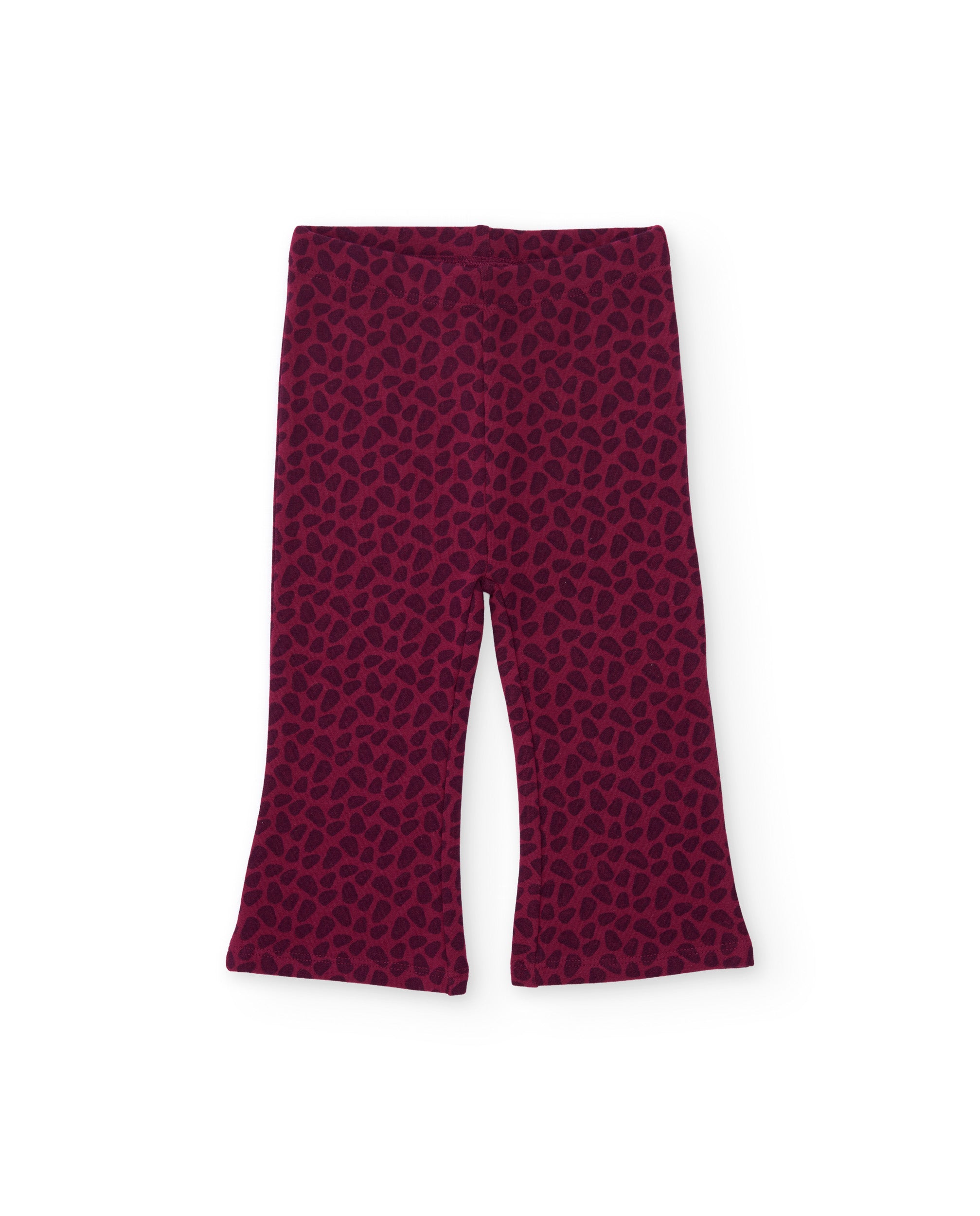 Tuc Tuc Pantaloni Pile Bimba Bordeaux Animalier