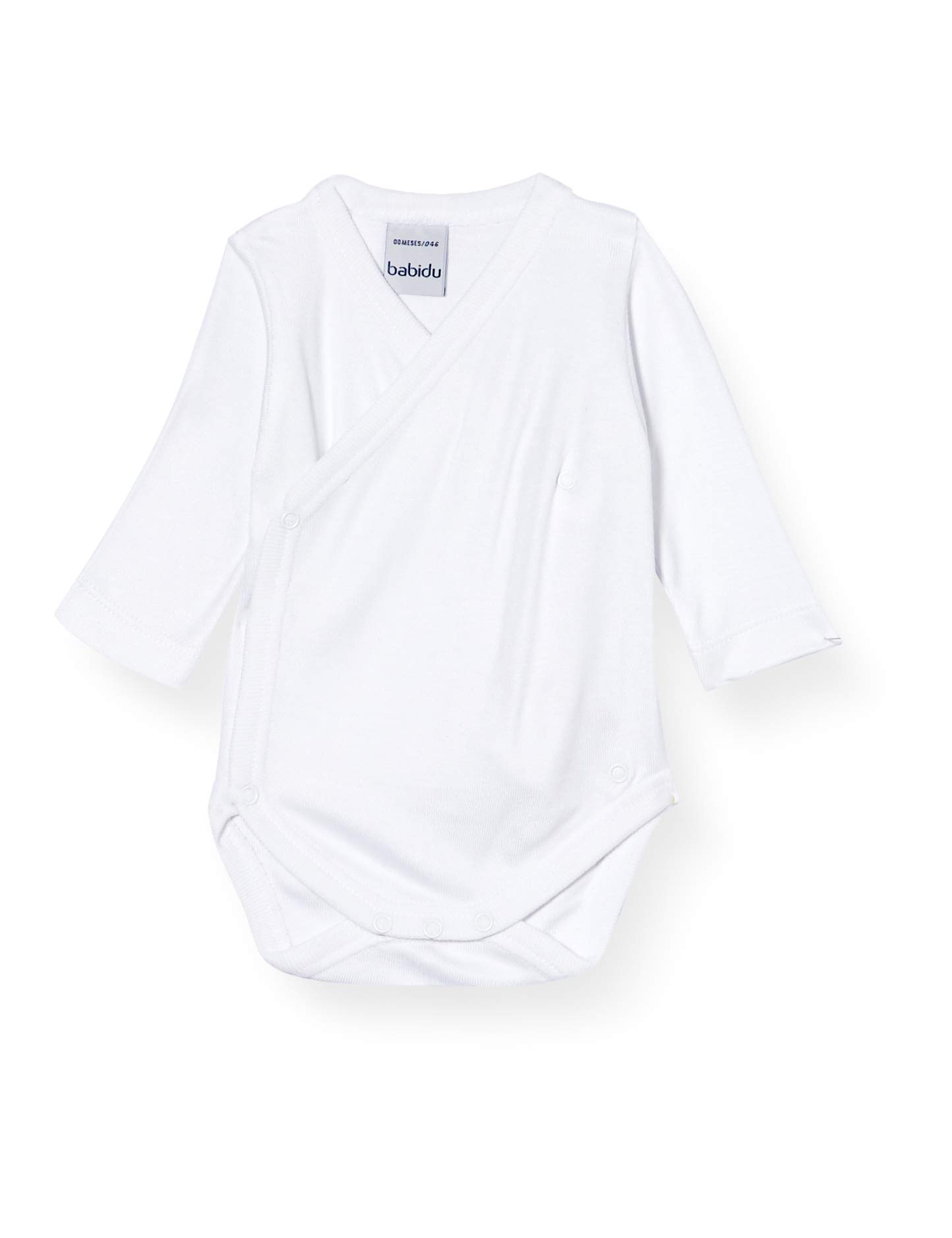 Babidu Body 1170 Bambù Maniche Corte Prematuro Bianco