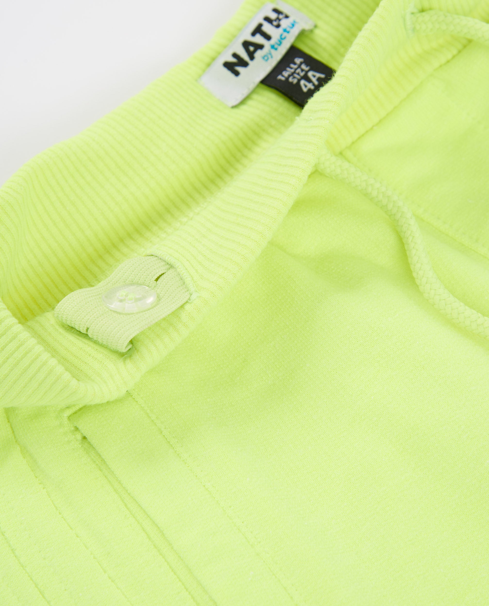 Tuc Tuc bermuda bambino verde lime coulisse regolabile