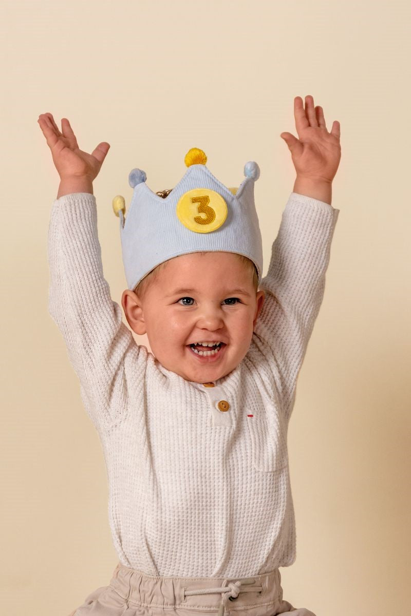 Little Dutch corona compleanno bambino blu numeri 1-5