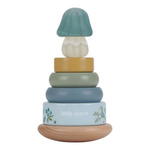 Little Dutch Forest Friends impilabile anelli legno dondolo