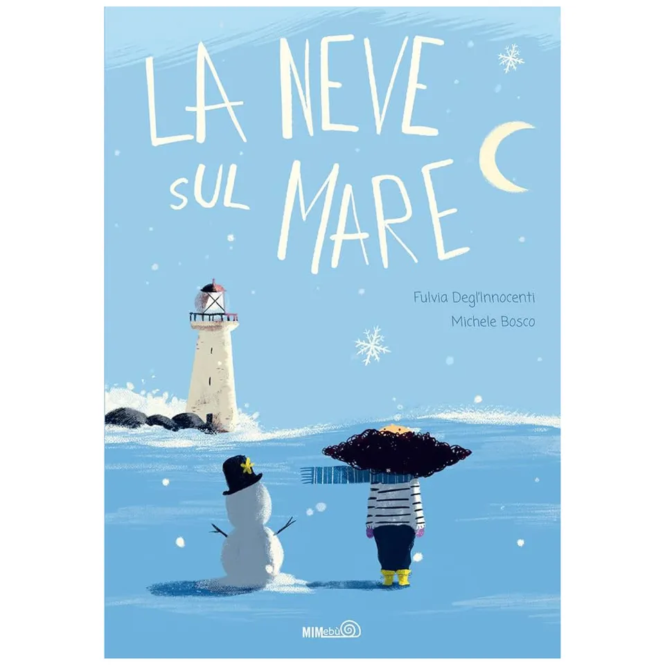 Mimebù La neve sul mare libro albo-gioco 3-6 anni
