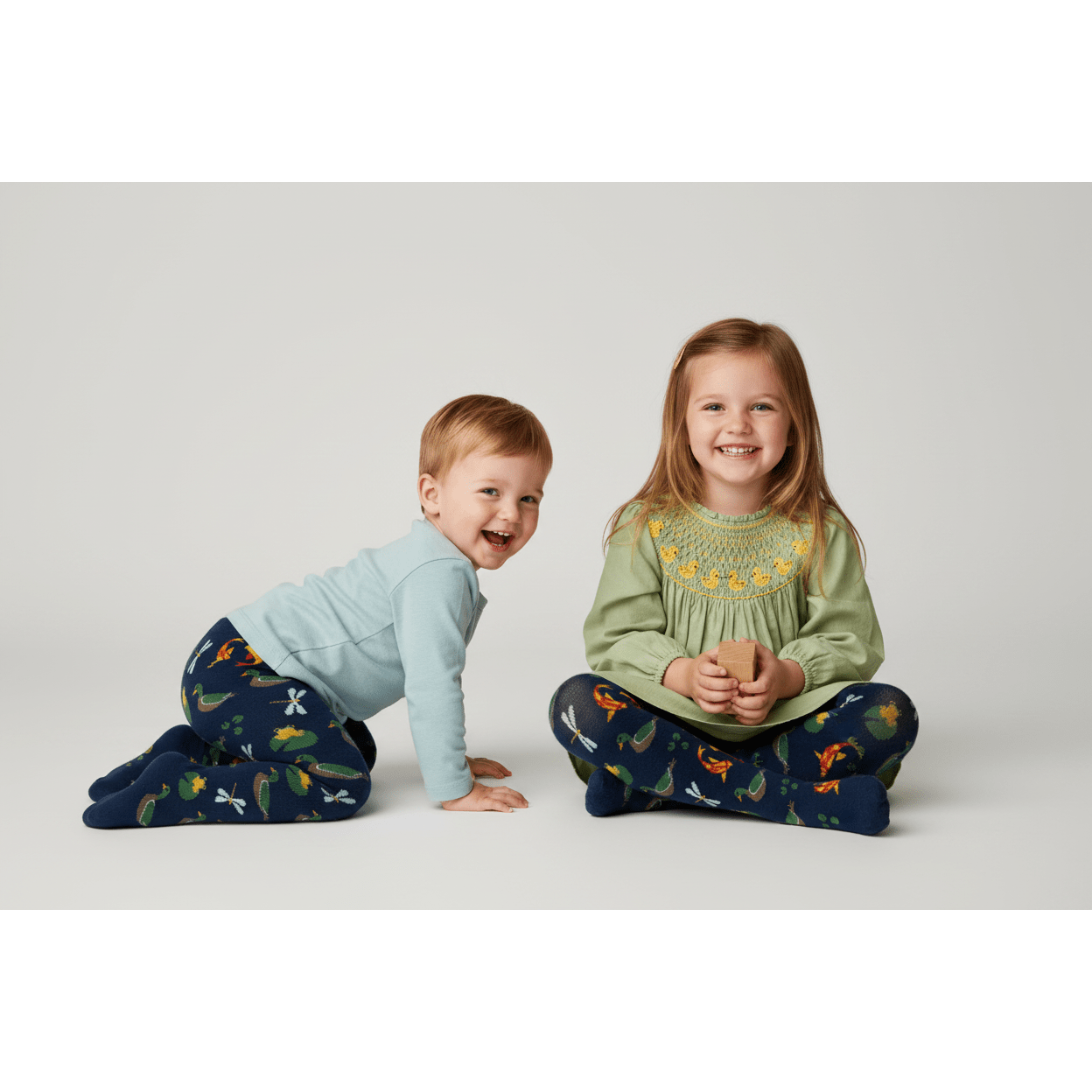 Slugs & Snails Pondlife collant bimba cotone bio blu