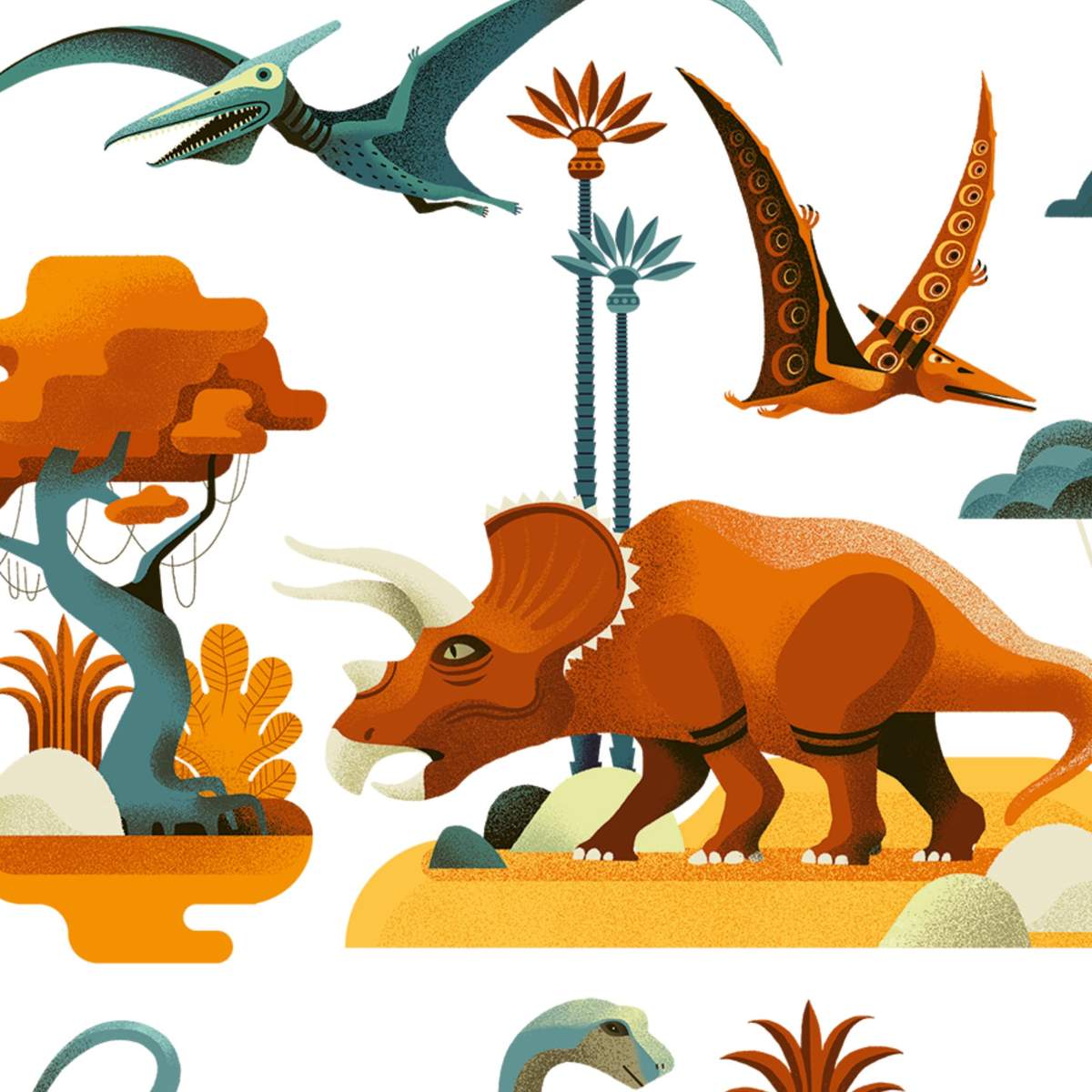 Djeco Dinosauri adesivi finestra riposizionabili 28 pezzi