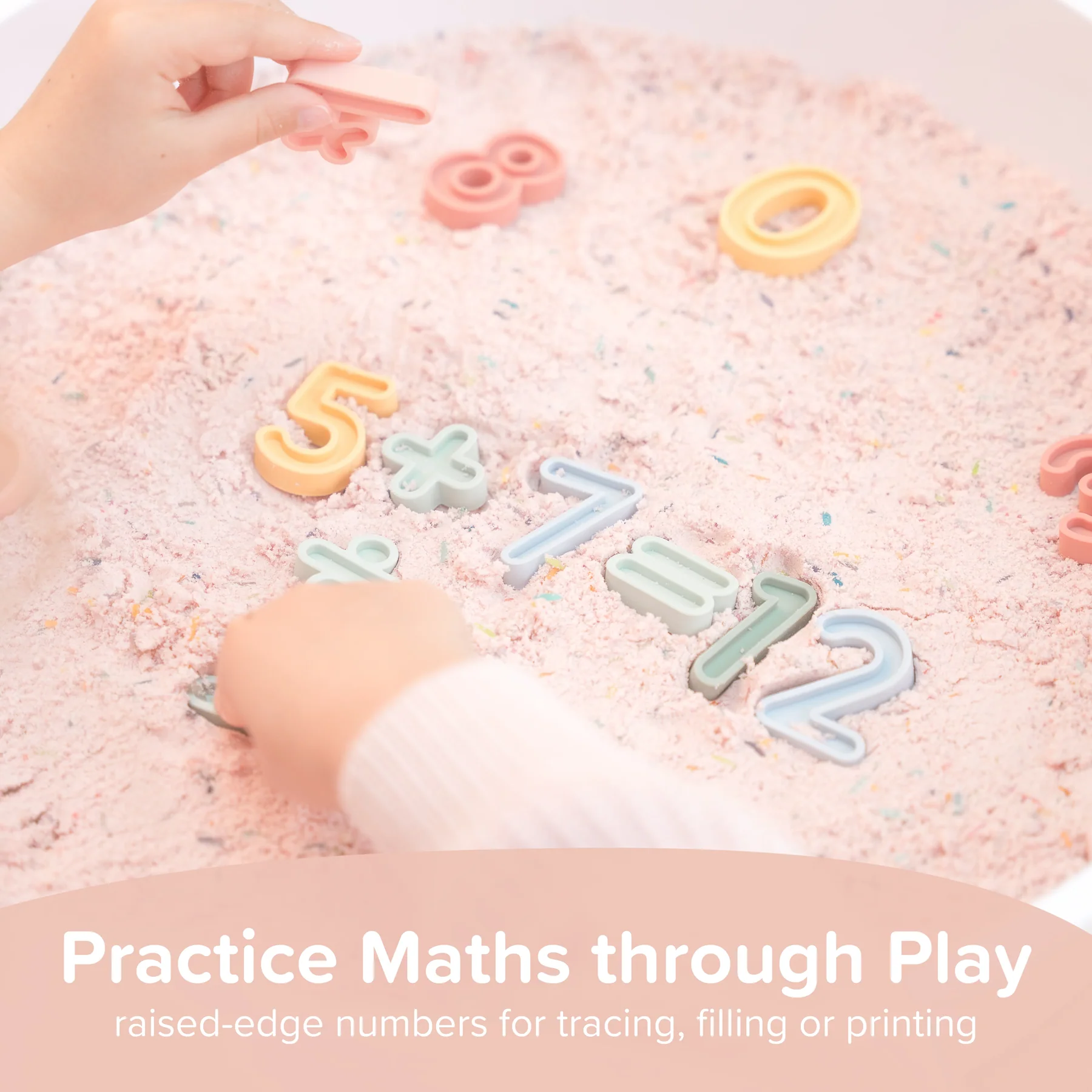 Inspire My Play Set 20 numeri simboli gioco silicone