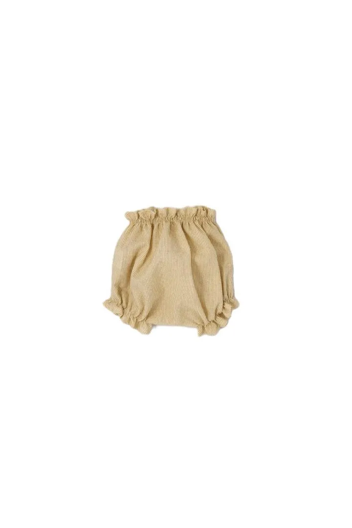 Mebi culotte neonato riga gialla in cotone