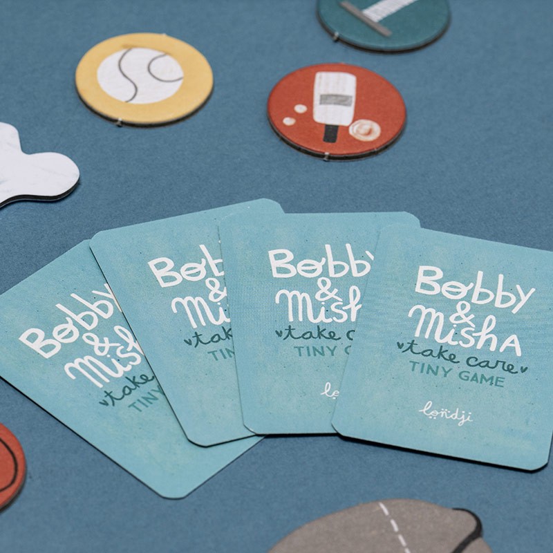 Londji Tiny Game Bobby & Misha gioco memoria 2 giocatori