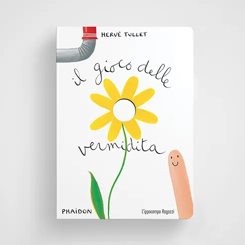 Hervé Tullet Il gioco delle vermidita libro cartonato 8 mesi