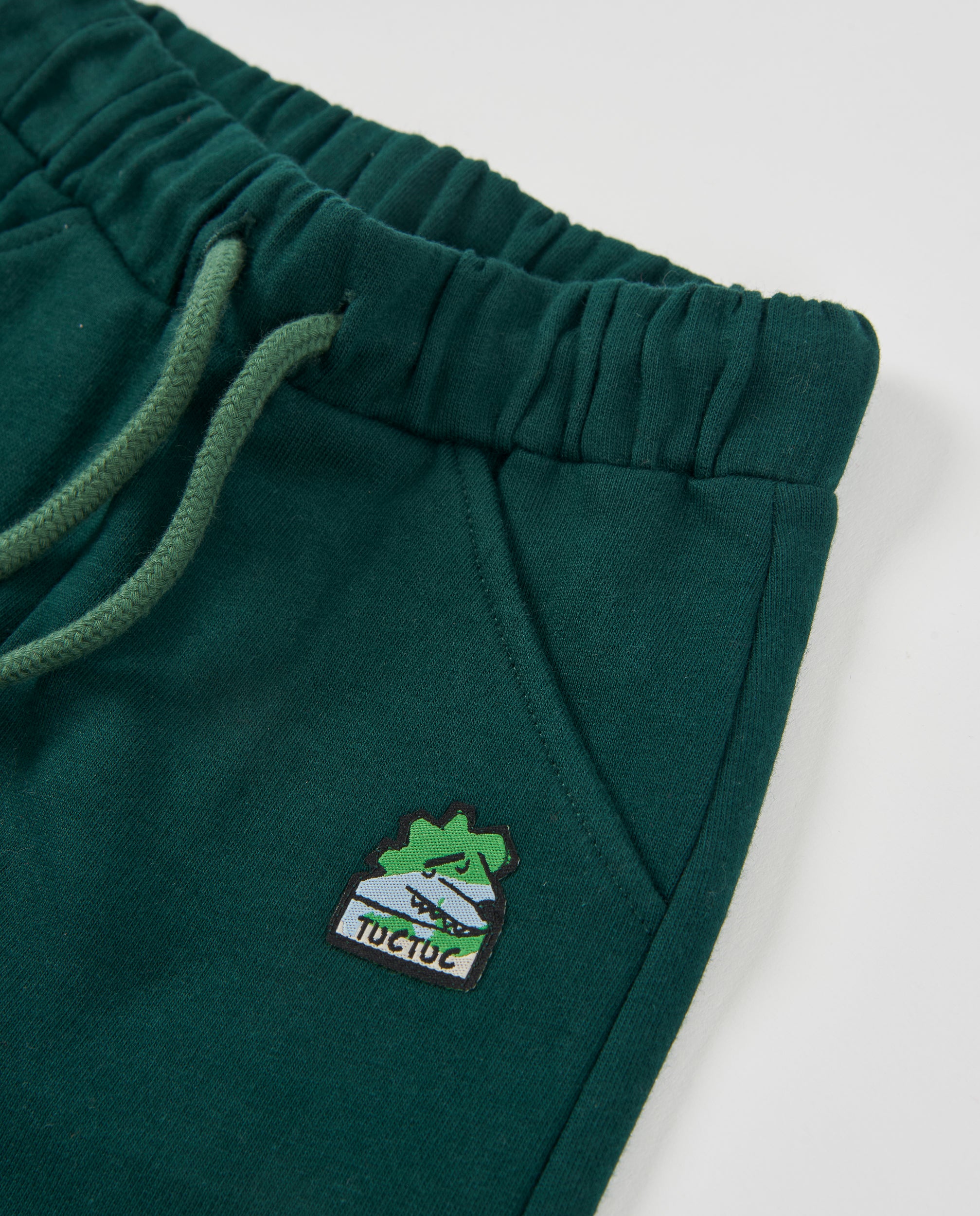 Tuc Tuc pantalone tuta bimbo felpa coulisse verde