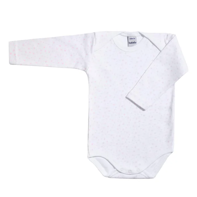 Babidu Body Manica Lunga Stelle Cotone 3-24 Mesi