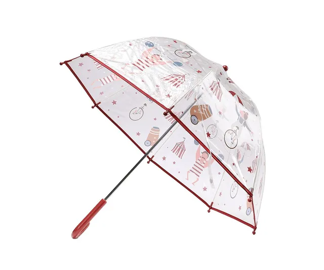Ombrello bambino circo in PVC 74 cm