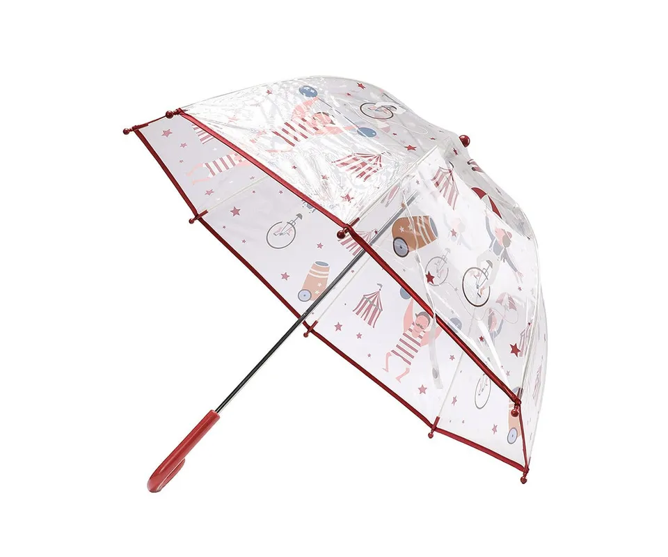 Ombrello bambino circo in PVC 74 cm
