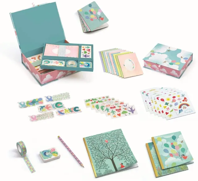 Djeco My Stationery Charlotte set cancelleria kraft dai 5 anni