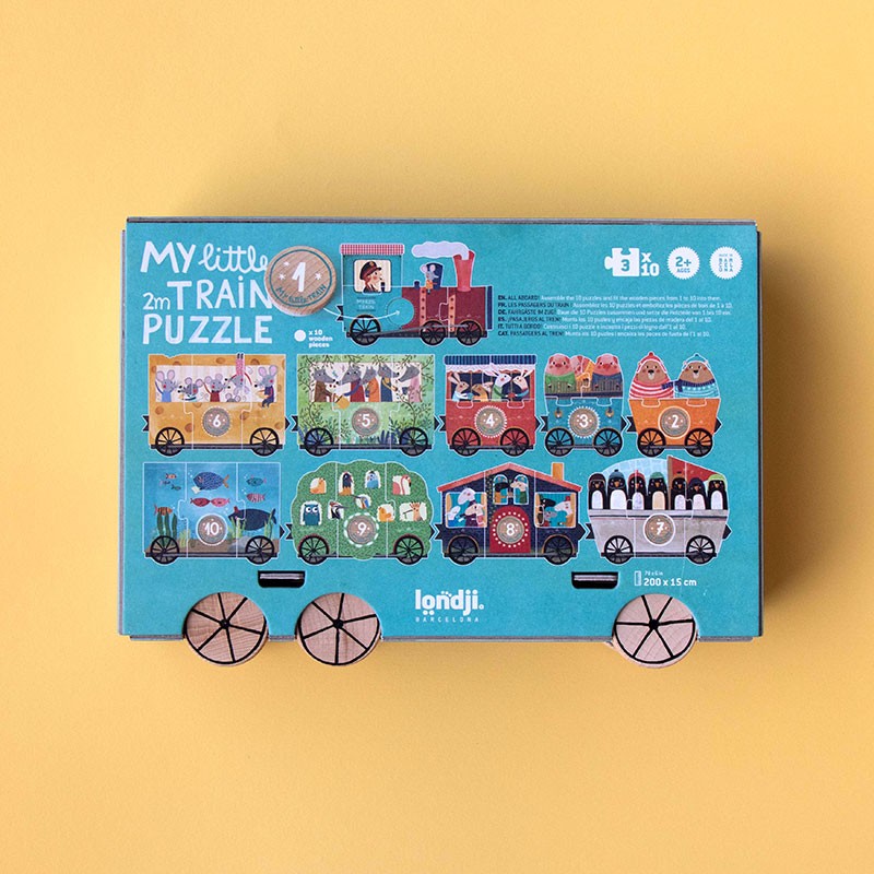 Londji My Little Train PZ588U puzzle treno 10x3 pezzi
