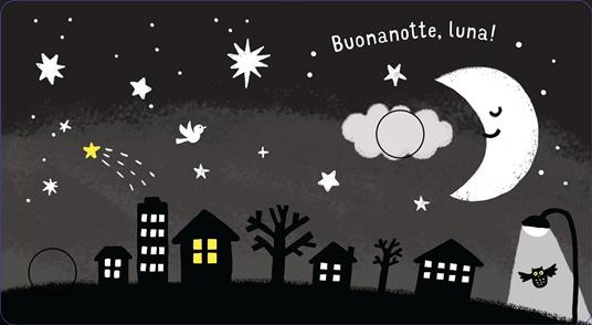 Usborne Buonanotte libro neonato bianco e nero cartonato