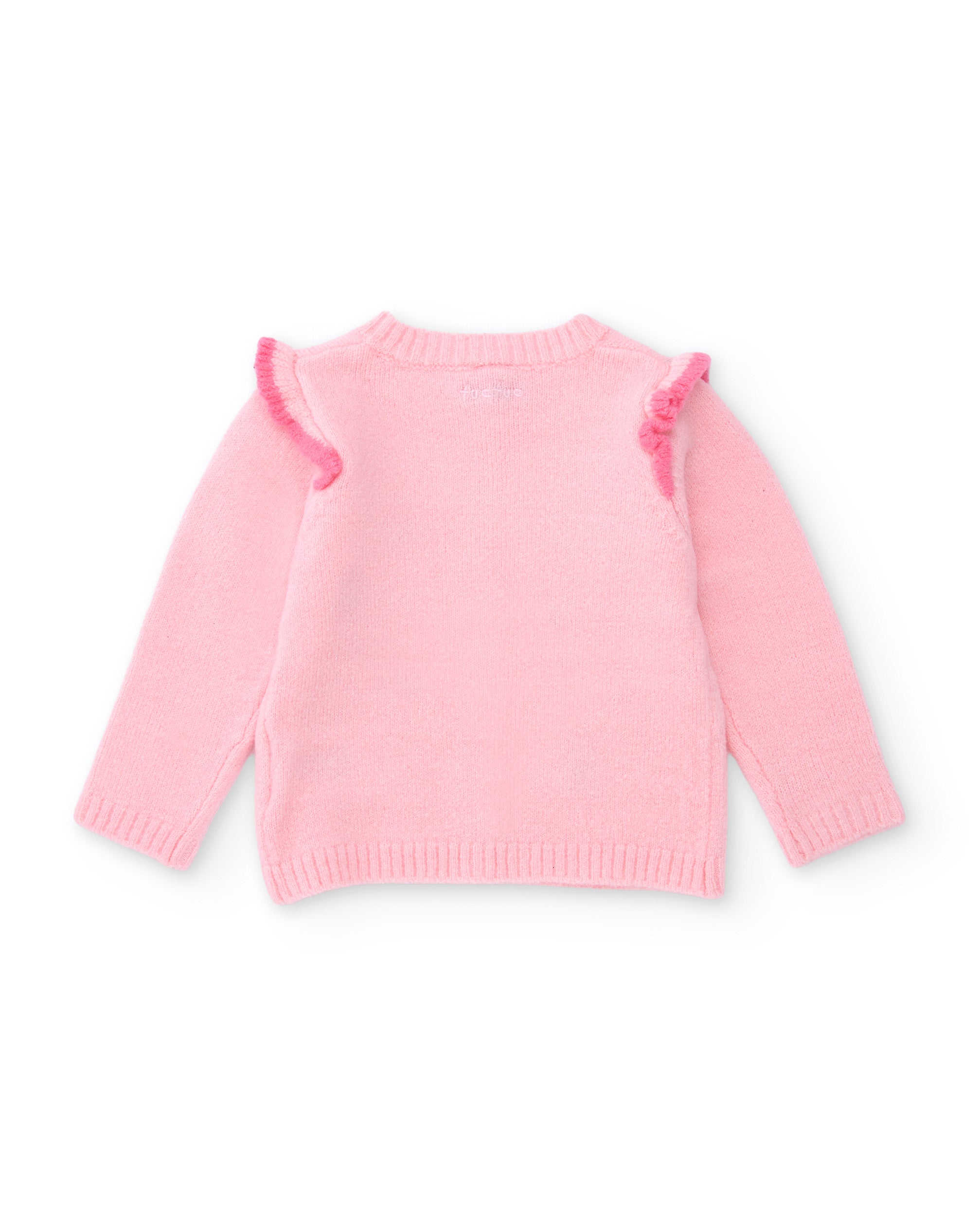 Tuc Tuc cardigan neonata rosa tricot bottoni