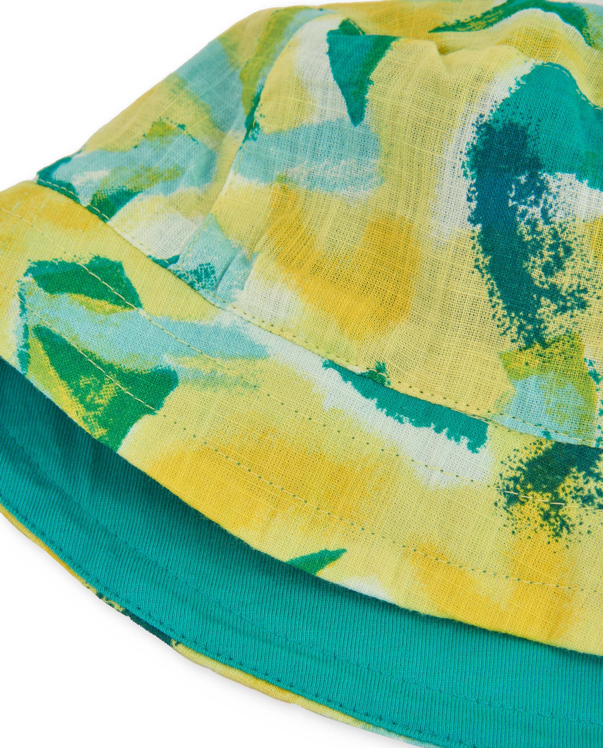 Tuc Tuc cappello bimbo turchese reversibile