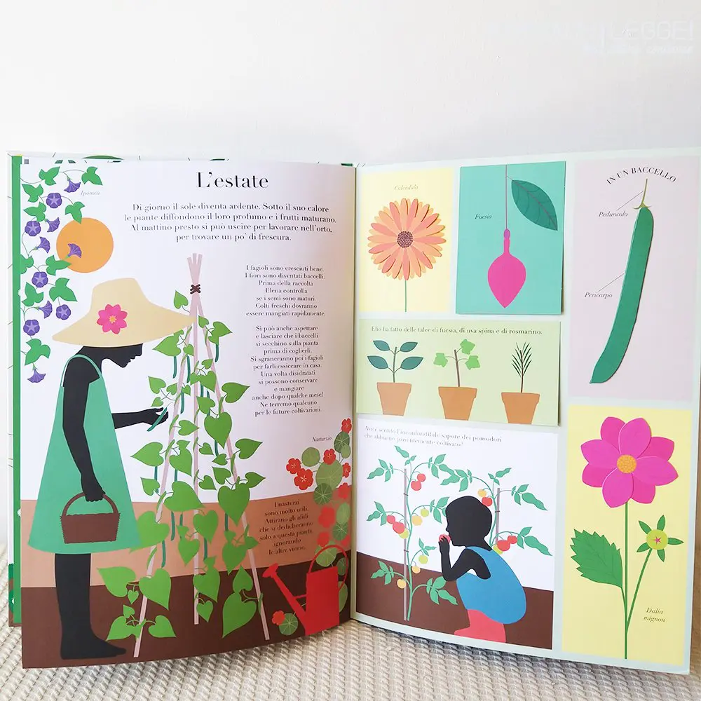Timpetill Nell'orto libro finestrelle orto bambini