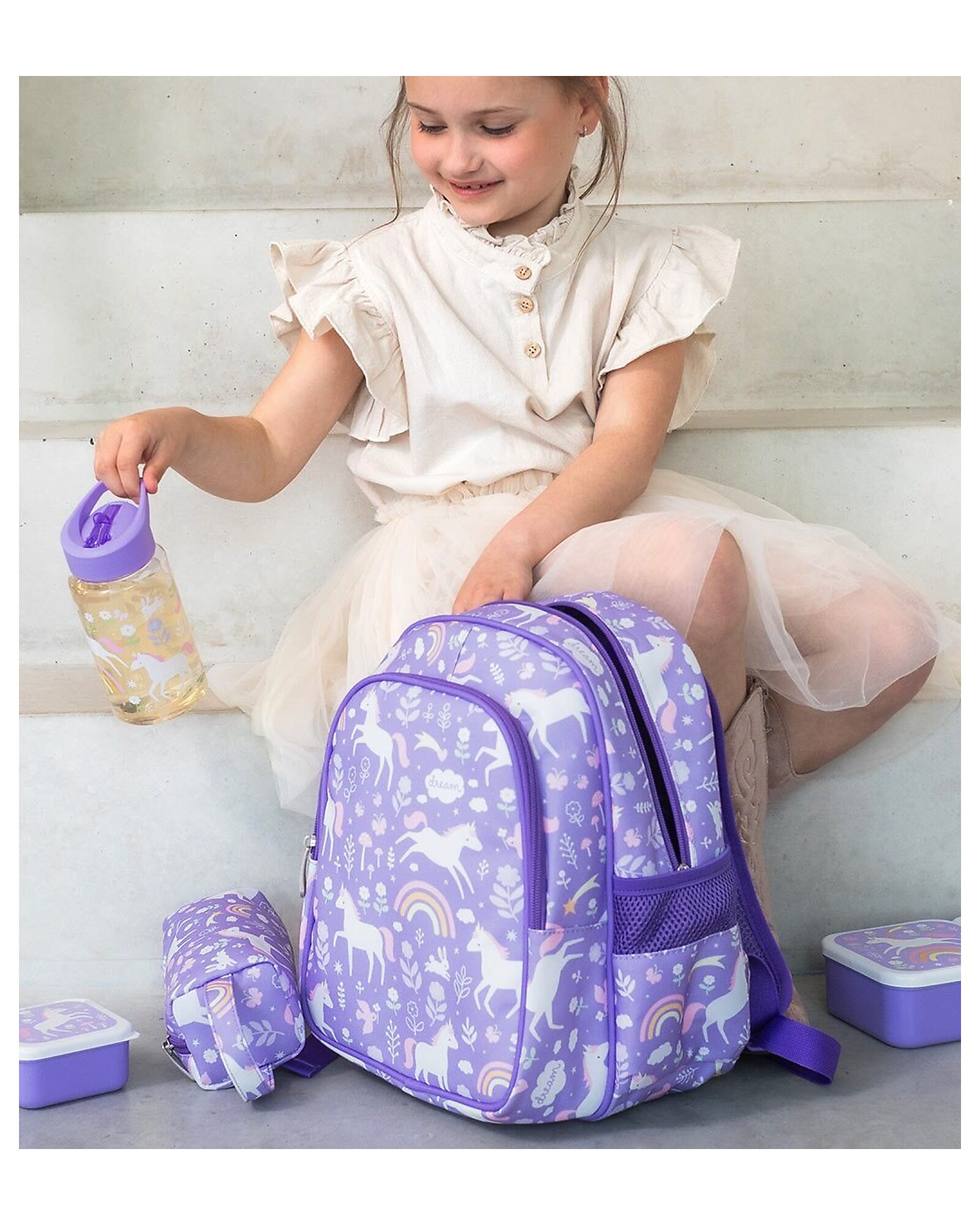 A Little Lovely Company Unicorn Dream zaino termico 13 L