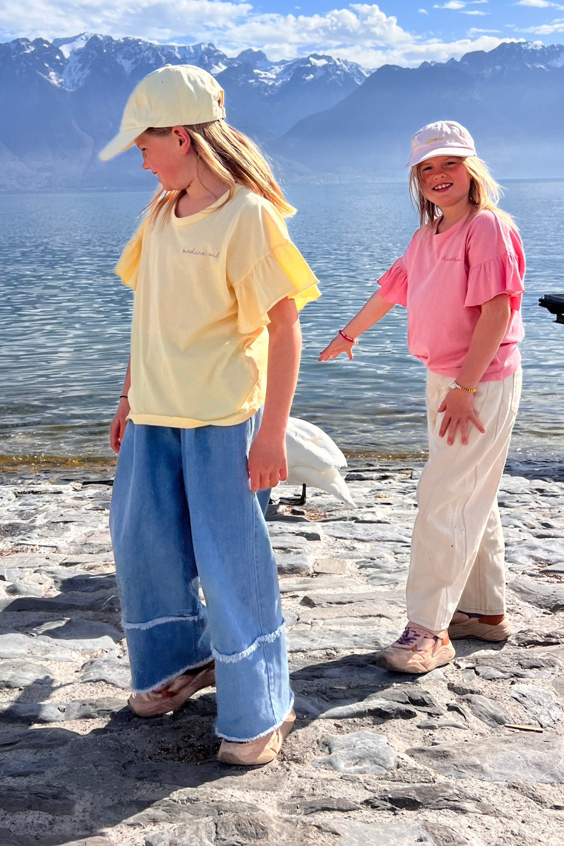Ella and Rapha Sunshine Soul t-shirt gialla 1-2 anni cotone