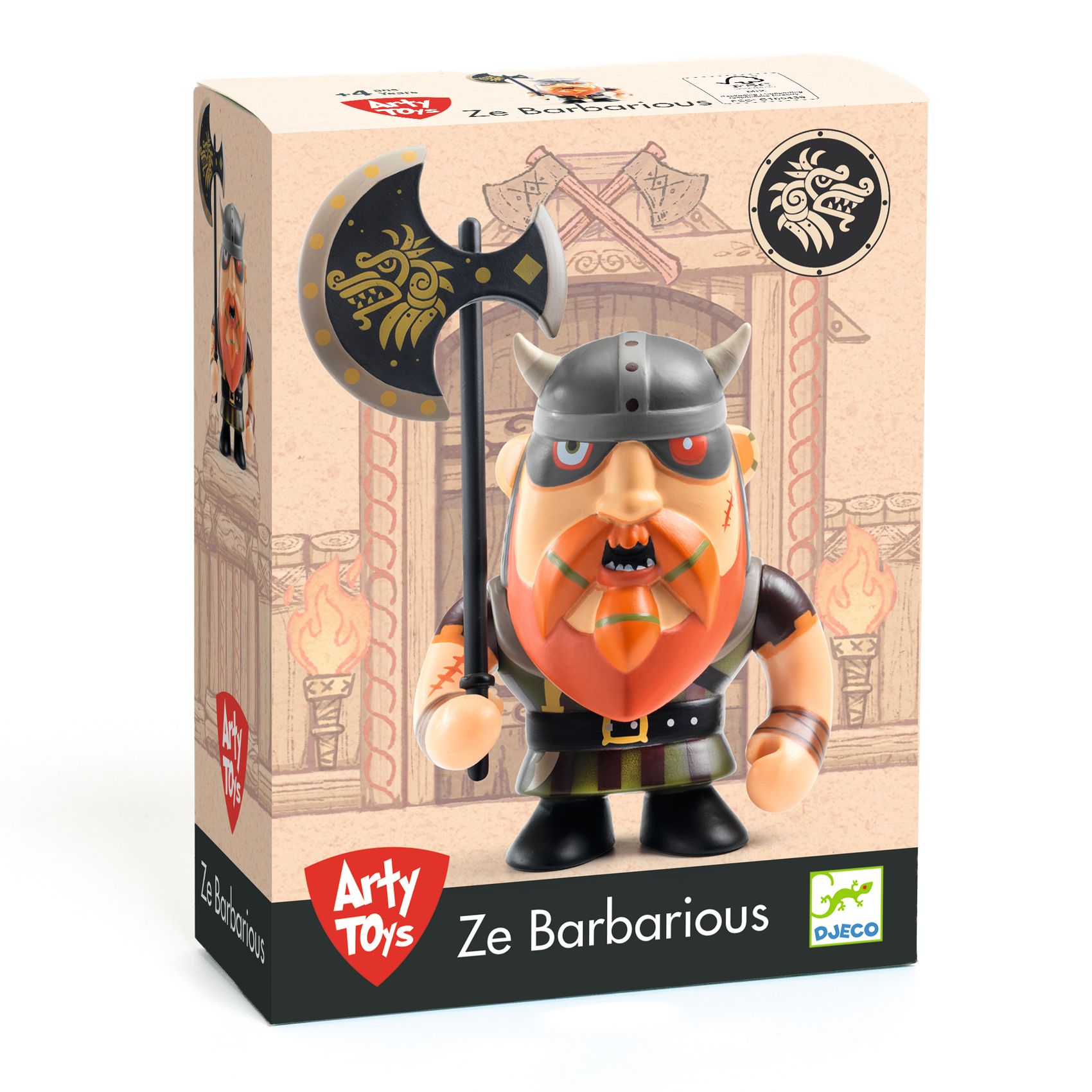Djeco Arty Toys Ze Barbarious figura vinile