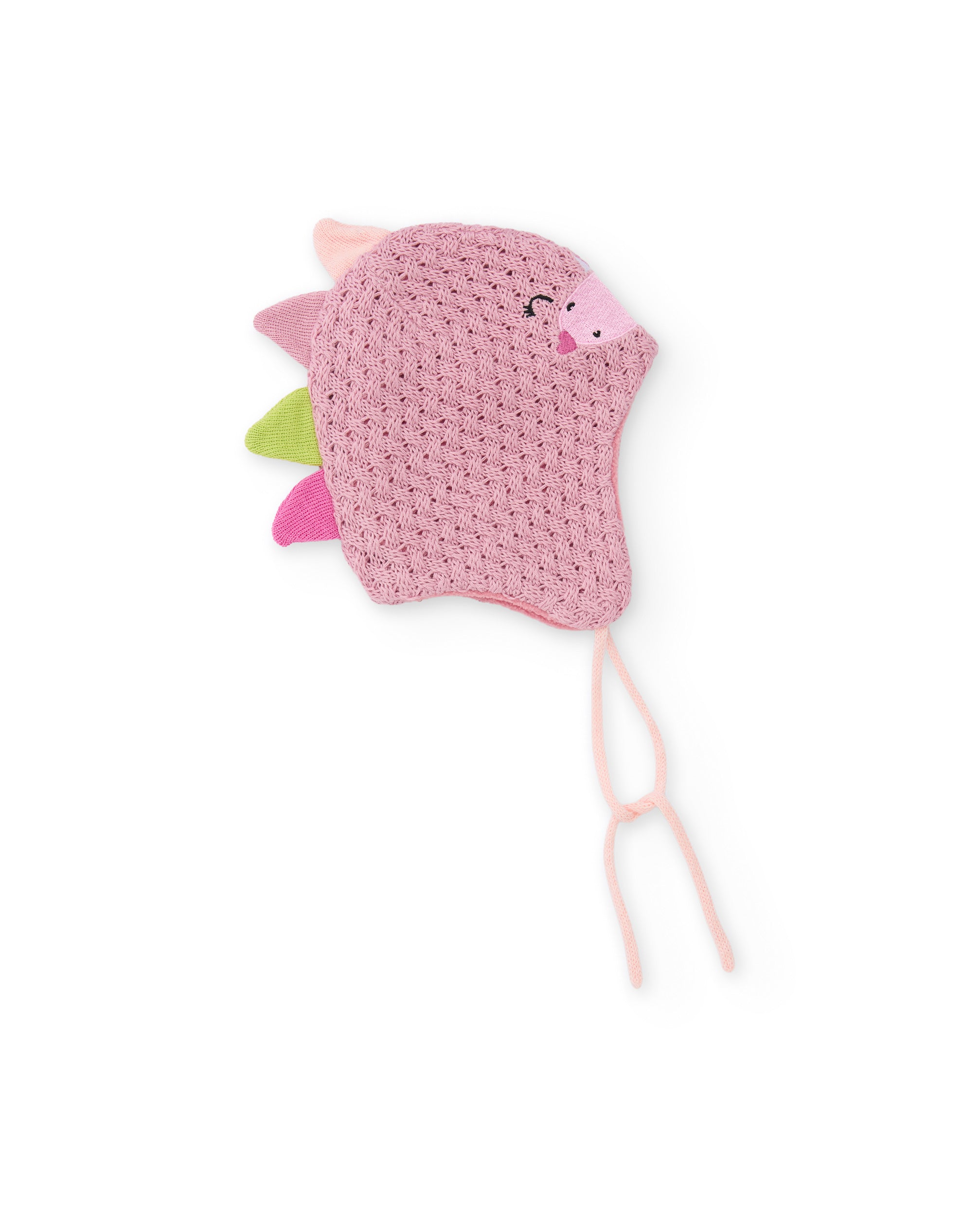 Tuc Tuc Cappello Neonata Dinosauro Rosa Maglia