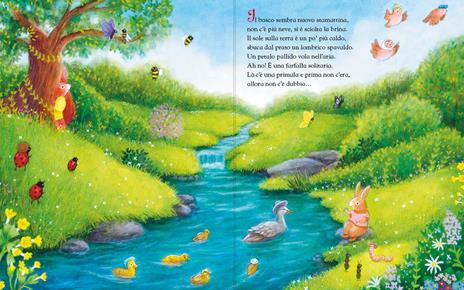 Emme Edizioni È primavera Scoiattolo libro cartonato rima 3 anni