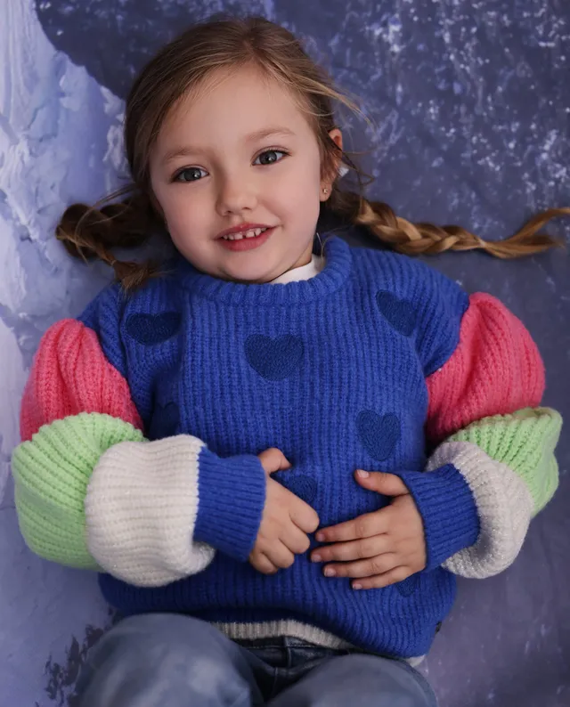 Tuc Tuc Polar Friends maglione blu cuori
