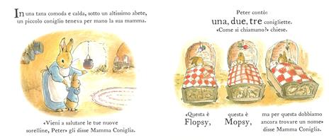 Mondadori Peter Coniglio Tre piccoli coniglietti libro cartonato