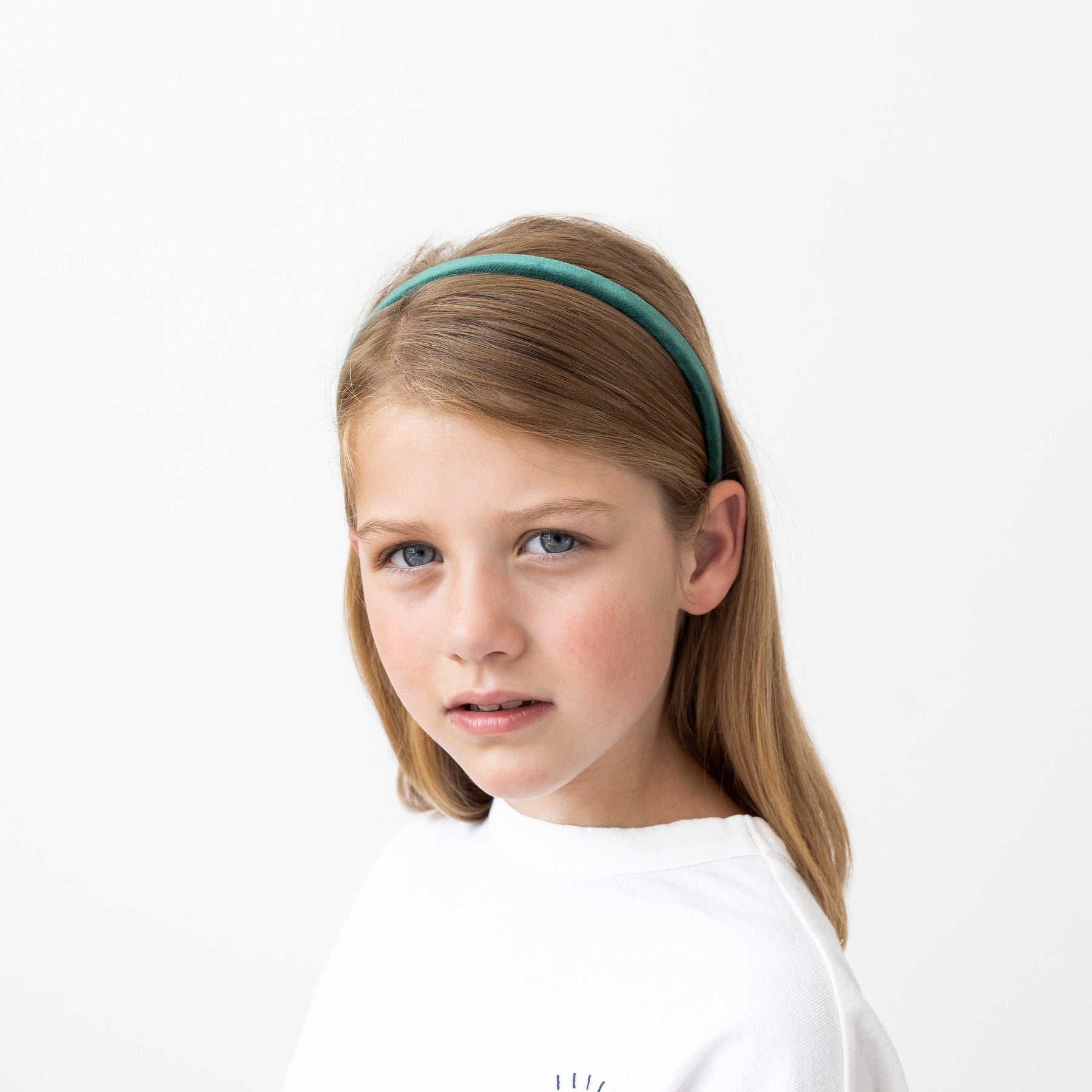 Mimi & Lula Cerchietto Velluto Verde Bambina