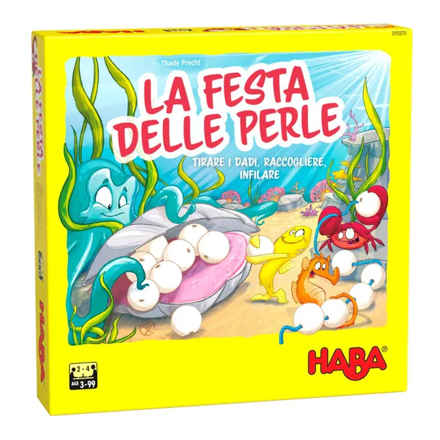 Haba Festa delle Perle Gioco in Scatola Perle Legno