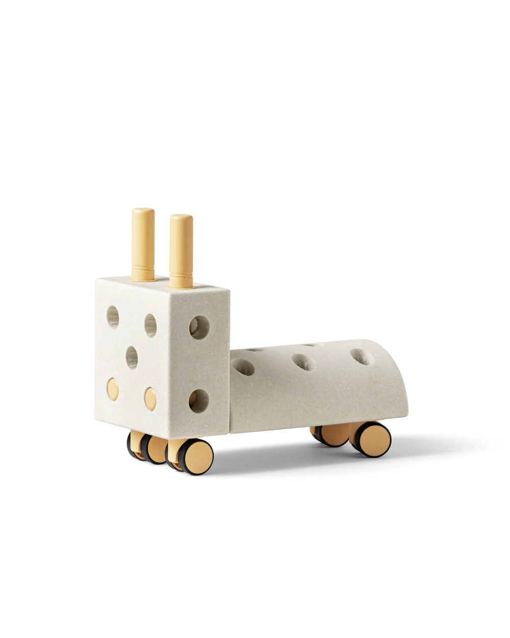 MODU Tiny Ride Sand-Honey cavalcabile blocchi 10 pezzi