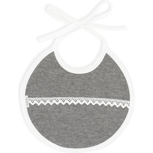 Babidu bavaglino neonato cotone grigio
