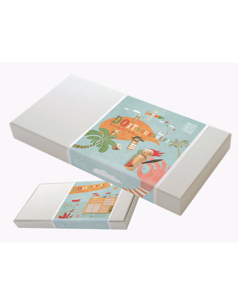 Marbushka DIY game board gioco da tavolo da creare 2-4 giocatori