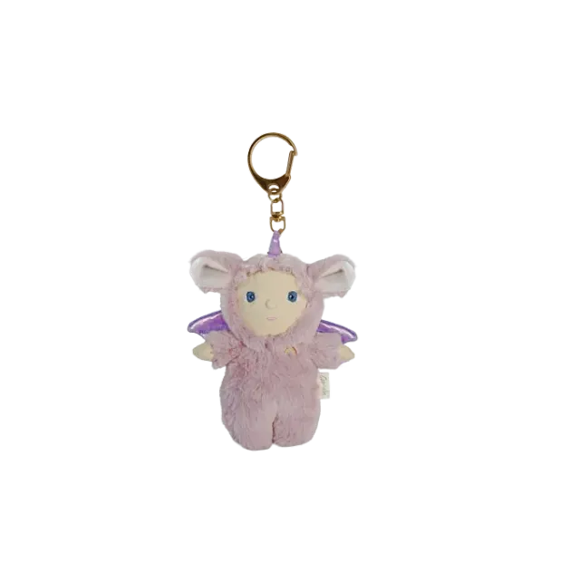 OlliElla Cozy Bag Charm Una Unicorn portachiavi peluche rosa