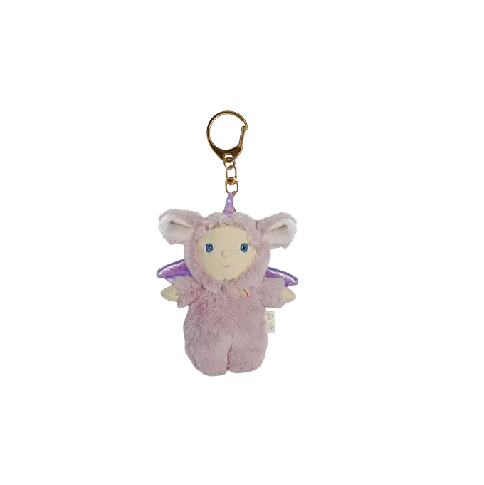 OlliElla Cozy Bag Charm Una Unicorn portachiavi peluche rosa