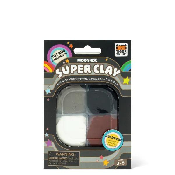 Tiger Tribe Super Clay Grey pasta modellabile leggera