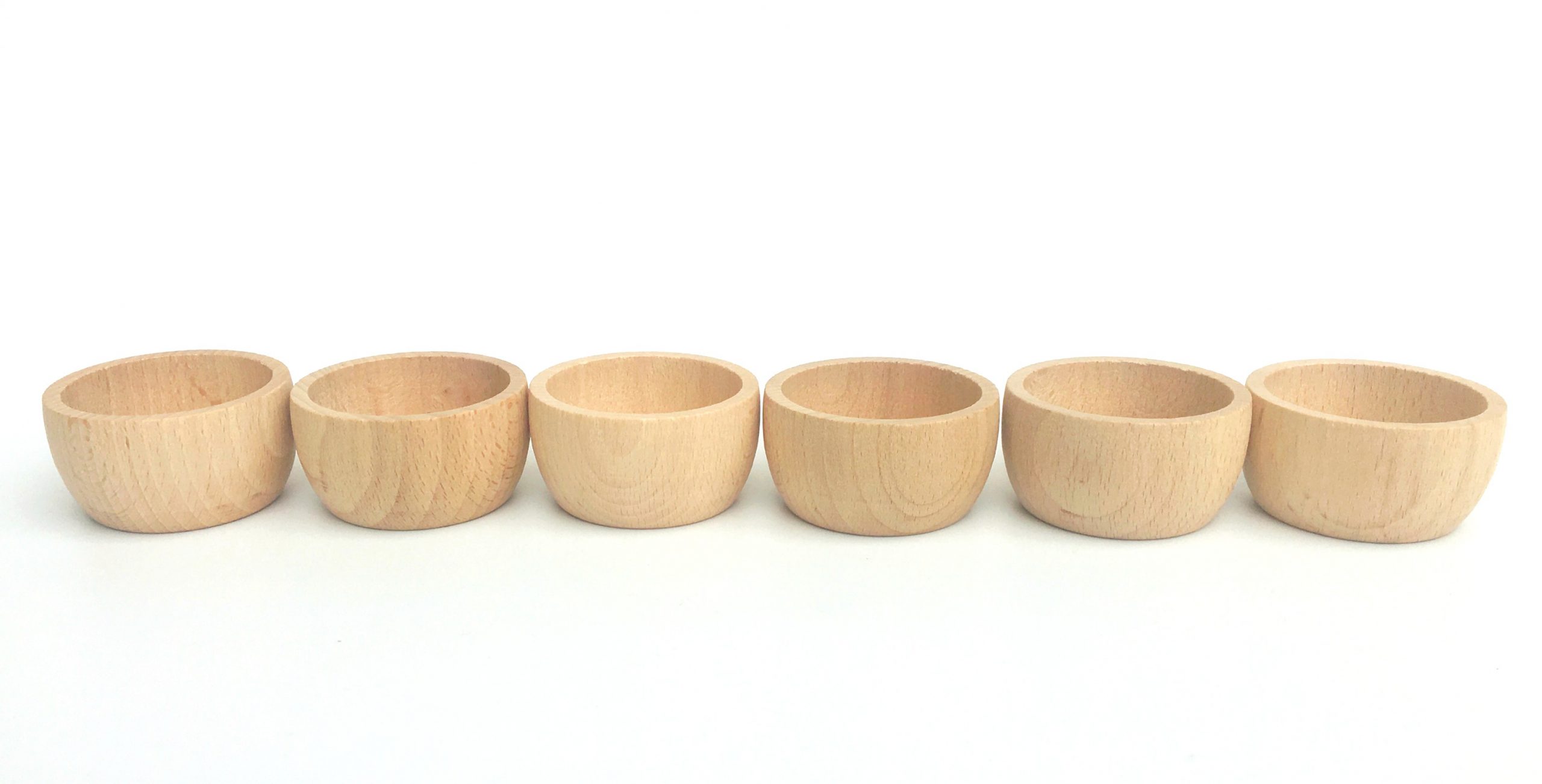Grapat ciotole gioco euristico 6 pezzi legno