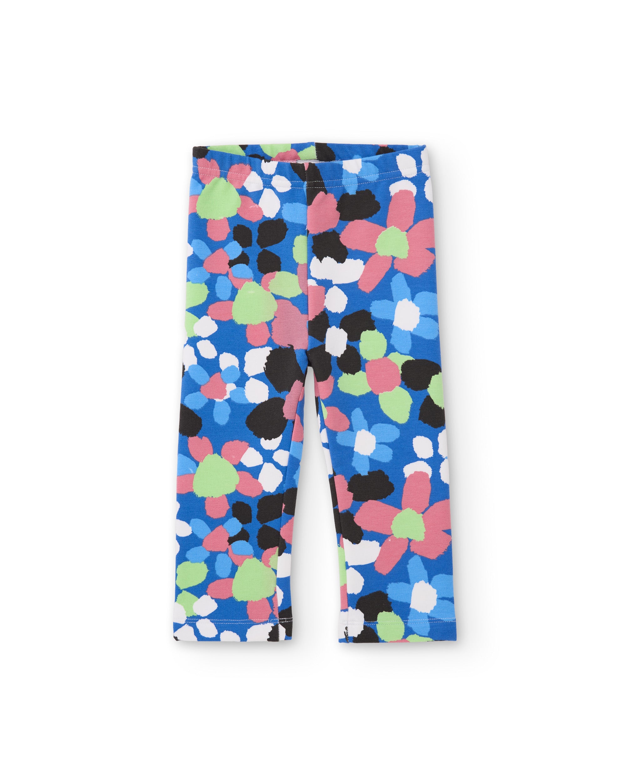 Tuc Tuc Polar Friends leggings bambina blu fiori felpati