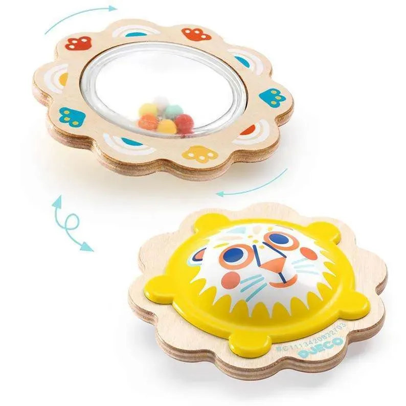 Djeco BabyCup Sonaglio Specchio con Palline 11 cm