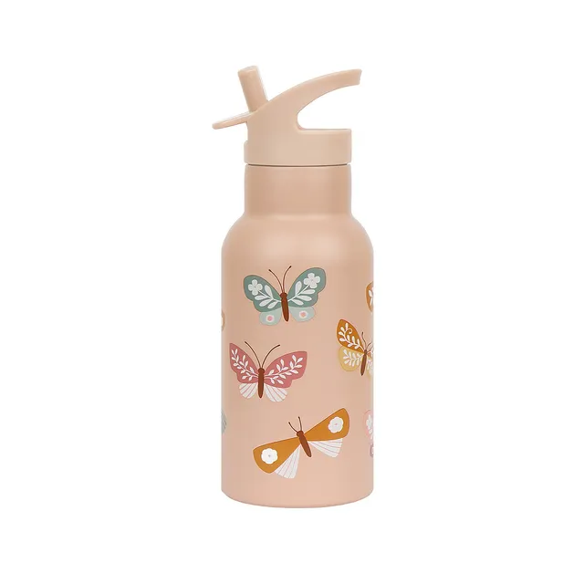 A Little Lovely Company Butterfly borraccia termica 350 ml acciaio